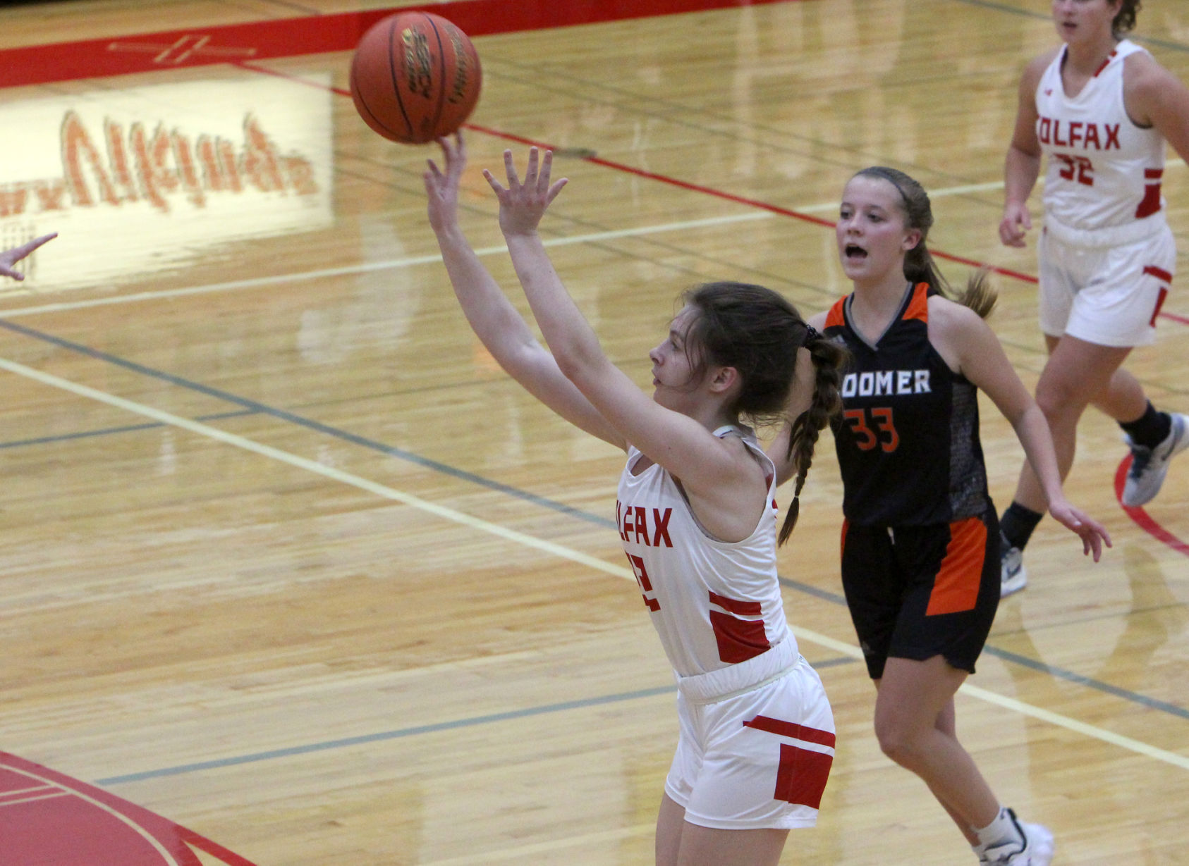 Bloomer girls basketball at Colfax 11-22-21